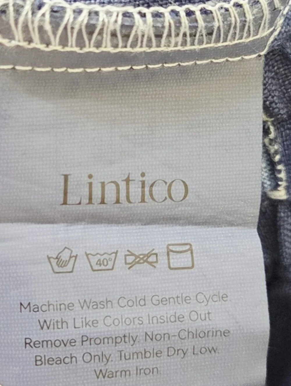 Lintico Linen Classic Pants Ombre Gradient Size Small Resort